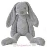 Grau Kaninchen Richie 58 Cm - Happy Horse 1 Grau Kaninchen Richie 58 Cm - Happy Horse -Happy Horse 132637 peluche lapin richie gris 58 cm
